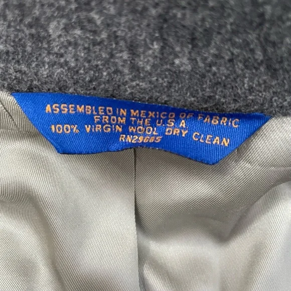 PENDLETON Gray Wool Blazer